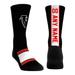 Unisex Rock Em Socks Black Atlanta Falcons Throwback Jersey Custom Crew