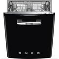 DIFABBL 60cm Black 50s Retro Style Built-In Dishwasher