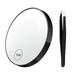 Hobeauty Women Beauty Mirror Portable Magnifying Vanity Mirror with Suction Cups Tweezer Compact Round Makeup Mirror for Blemish Checking Grooming Lightweight