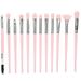 12Pcs / Set Professional Eye Shadow Concealer Blusher Brush Cosmetic Brush Makeup Tool Foundation Blush Eyeshadow Make Up Brush Liquid Makeup Brush