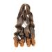 Large Curl Wig Big Wave Braid Wig Hair Receiving Bundle Double Extensions