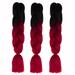 CieKen 1PC New Fashion Womens Gradient Long Braid Wavy Party Wigs D