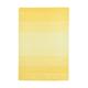 Tapis dégradé de couleur en laine jaune 60x90 cm