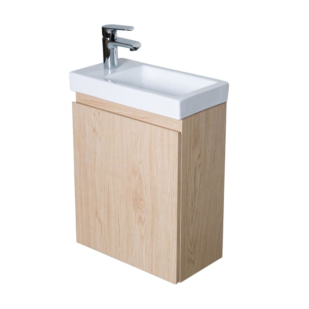 Meuble lave-mains + robinet noir