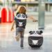 Costway 2PCS Kids Carry On Luggage Set 16'' Owl Rolling Suitcase with - See Details