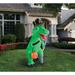 A Holiday Company 8ft Inflatable Dino Pirate, 8 ft Tall, Multi