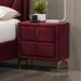 Glim Glam Fabric 2-Drawer Nightstand by Furniture of America