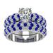 KIHOUT Discount Luxury Shiny Jewelry Full Diamond Rings Wedding Bridal Rings Promise Rings