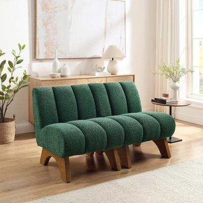Art Leon Modern Armless Accent Chair Setional Loveseat Sofa