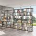 EVE Modern lron Display and Storage Oraanizer Room Divider Bookshelves - 189*86.2*11.8 inches