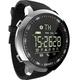 CLZOUD Smart Watch Bluetooth Sports Watch Men s Waterproof Luminous Meter Step Silicone Steel Strip Black
