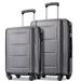 Luggage Expandable Lightweight Spinner Suitcase 2 Piece Luggage Set ABS with TSA Lock 20"/24"