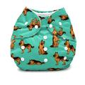 WIRESTER Reusable Cloth Diapers One Size Adjustable Pocket Cloth Diaper Waterproof Cover Eco-Friendly Unisex Baby Girl Boy - German Shepherd Funny Playful Postures