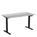 HForesty Electric Stand up Desk Frame - ErGear Height Adjustable Table Legs Sit Stand Desk Frame Up to Ergonomic Standing Desk Base Workstation Frame Only