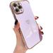 Compatible with iPhone 11 Pro Max Case Cute Luxury Cover for Women [Military-Grade Camera Protection & Shockproof Reinforced Corners ] Soft TPU Bumper Cover Cases (6.5 inch) -Candy Purple