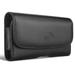 For Sony Ericsson C905 Horizontal Premium Leather Pouch Case Holster Belt Clip And Loops