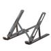 Laptop stand for office desk adjustable ergonomic portable laptop stand foldable computer stand - gray