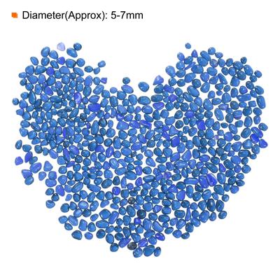 5-7mm Glass Stones Pebbles Decor for Vase Filler Aquarium