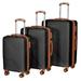 3 Piece Hardshell Luggage Sets w/Double Spinner Wheels and TSA Lock