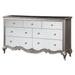 Sequoia Antique Champagne and Mirrored 7-Drawer Dresser