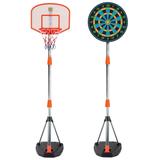 Pro Ball 2in1 Basketball/Dartboard - Multi