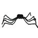 44" Pre-Lit Black Spider with Red Eyes Halloween Decoration