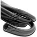 Cable Management Cord Cover 50 Ft X 1/2 Cable Protector Split Loom Tube Polyethylene Cord Protector Black Cable Sleeve Wire Management Cable Cover Wire Wrap Cord Sleeve Super-Deals-Shop