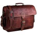 HULSH Leather Laptop Bag For Men 18 Inches | Best In Class Leather Briefcase For Men Or Leather Messenger Bag For Men With Padding For This Leather Laptop Case A Perfect Vintage Leather Bag for Men