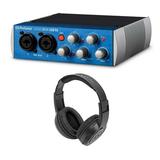 PRESONUS AUDIOBOX USB 96 2x2 Audio 2.0 Recording Interface + Samson HeadphonesPRESONUS AUDIOBOX USB 96 2x2 Audio 2.0 Recording Interface + Samson Headphones