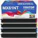 YOUTOP 4PK MX61NT MX-61NT Toner Cartridge Compatible for Sharp MX-2630N MX-2651 MX-3050N MX-3070N MX-3071 MX-3550N MX-3551 MX3561 MX3571 MX4051 MX4061 (MX-61NTBA MX-61NTCA MX-61NTMA MX-61NTYA )