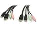 StarTech 6 ft.4-in-1 KVM Switch Cable - Black - 6