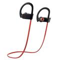 Mpow U8 Bluetooth 5.0 Earbuds Stereo Sport Wireless Headphone Running Headset Waterproof Red Headphone Wire Black & Red