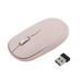 Dpisuuk Wireless Mouse Bluetooth and 2.4G Wireless Dual Modes Connection Silent Computer Mouse Optical Bluetooth Mouse for Laptop PC Desktop (Pink)