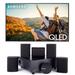 Samsung QN50Q60CAFXZA 50 QLED 4K Quantum HDR Smart TV with a Platin MILAN-5-1-SOUNDSEND 5.1 Immersive Cinema-Style Sound System (2023)