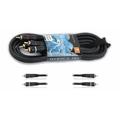Technical Pro Dual .25 in. to Dual .25 in. Audio Cables 6 feet