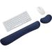 KEINXS Non-Slip Rubber Slow Rebound Memory Foam Wrist Pad Mouse Pad Manufacturer Office Game Comfortable Keyboard Wrist Rest Set Office Keyboard Wrist Rest(Keyboard and mouse not included)