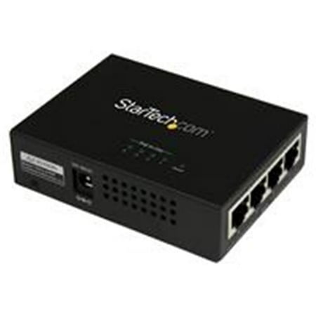 StarTech.com 4 Port Gigabit Midspan PoE Plus Injector 802.3at-af