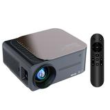 1080P Projector Home Theater Video Movie Projector 2.4G/5G WiFi BT5.0 Android 9.0(2G+16G) Support 200 Inch Screen/8K Video Decoding/Wireless Sync Screen/Keystone Correction/Voice Remote Cont