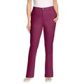 Plus Size Women's Freedom Waist Straight Leg Chino by Woman Within in Deep Claret (Size 22 W)