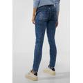 Comfort-fit-Jeans STREET ONE Gr. 32, Länge 32, blau (authentic indigo wash) Damen Jeans High-Waist-Jeans 4-Pocket Style