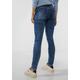 Comfort-fit-Jeans STREET ONE Gr. 32, Länge 32, blau (authentic indigo wash) Damen Jeans High-Waist-Jeans 4-Pocket Style