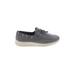 Lands' End Flats: Gray Solid Shoes - Women's Size 8 - Round Toe
