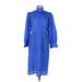 BEDFORD FAIR lifestyles Casual Dress: Blue Dresses - Women's Size 8