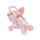 Junior Doll Twin Stroller And Bag