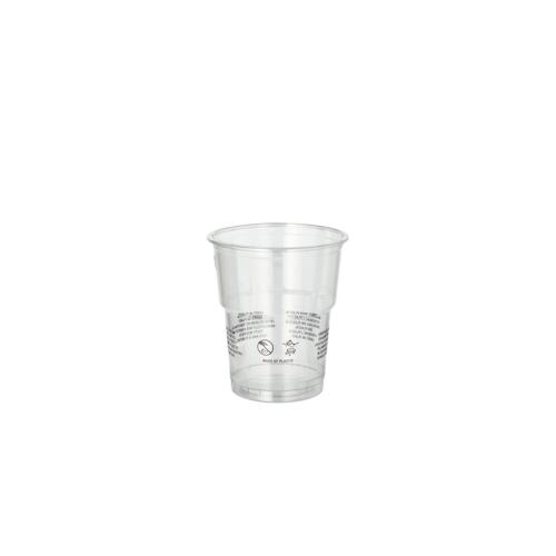 1250 Plastikbecher Trinkbecher R-PET 0,2 l Ø 7,8 cm · 8,9 cm glasklar