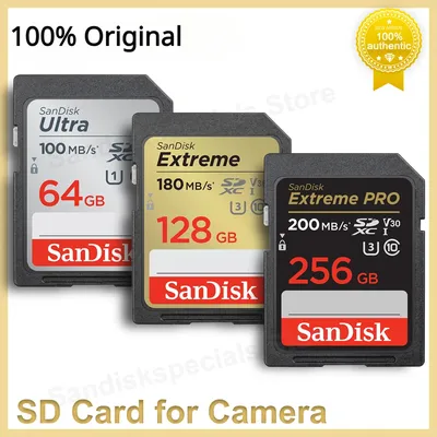 SanDisk Caméra Carte SD SDHC SDXC Cartes Mémoire UHS-I Original Sandisk Extreme Pro C10 U3 Pour
