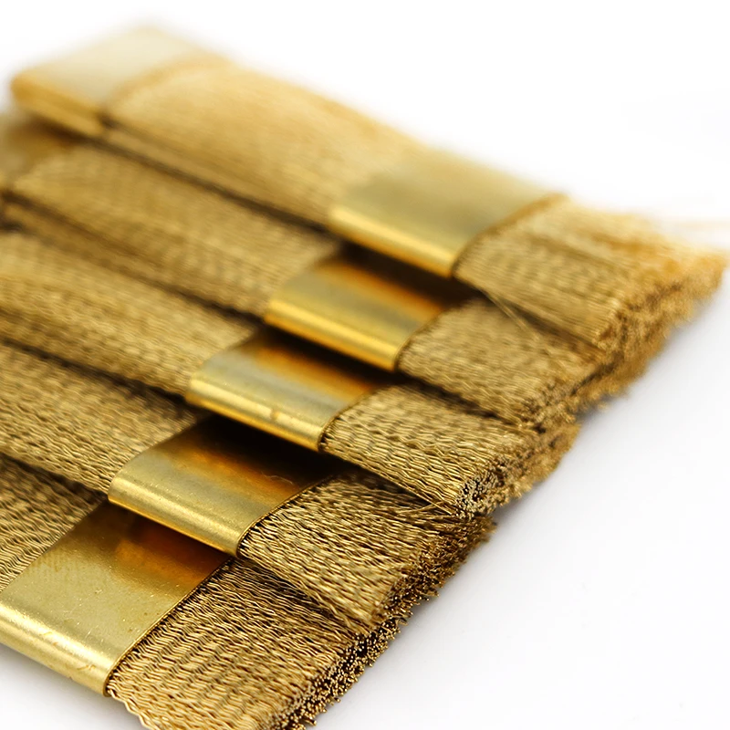 Brosse dentaire en cuivre pour nettoyer les fraises, Instrument de blanchiment dentaire, matériel pour clinique de dentiste, 1 pièce