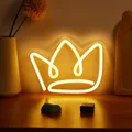 Chapel-buy-LED Neon Crown USB 62 Neon Signs Night Light 3D Wall Art Game Room Bedroom Living