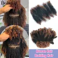 Extensions de cheveux afro crépus bouclés pour tressage cheveux humains microlocs en vrac tresses