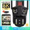 LS VISION 8K Extérieure Sans Fil Wifi Caméra de Sécurité 10X Optique Zoom Auto Suivi 6K PTZ 4 Lentille 3 Écrans IP CCTV Cam Étanche